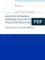 Investment in Education Technology Across The Globe: Where Profit Meets Purpose