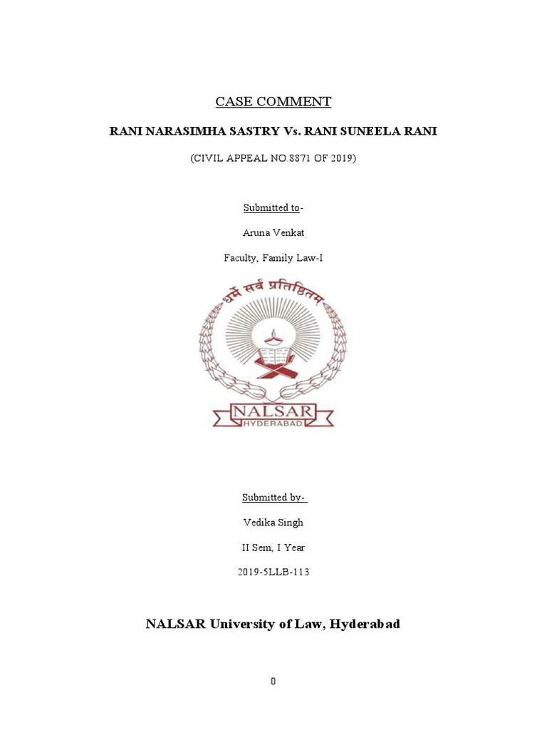 Family Law Case Analysis | PDF | Burden Of Proof (Law) | Marriage