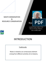 Waste Minimization and Resource Conversion