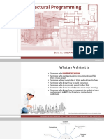 ARCHITECTURAL PROGRAMMING - Pele Widjaja