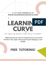 Learning Curve Flyer