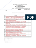 Lembar Penilaian Penggunaan Spill Kit Revisi