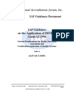 IAF Guidance Document: International Accreditation Forum, Inc