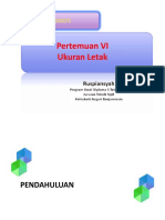 STATISTIKA TERAPAN (S2217) - UKURAN LETAK