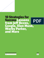 10 Strategies For Success: Lessons From Jeff Bezos, Google, Elon Musk, Warby Parker, and More