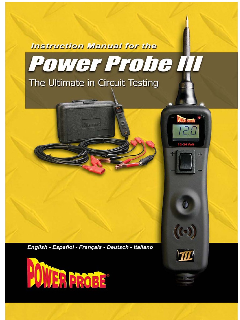 Power Probe 3 Manual Download Free Pdf Switch Fuse Electrical