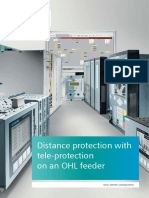 Distance Protection With Tele-Protection On An OHL Feeder