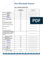 Homeroom Checklist End of Semester 2020-2021