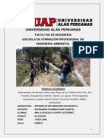 Determinación del Recurso Hídrico para Riego de Caseríos en Cañaris, Lambayeque