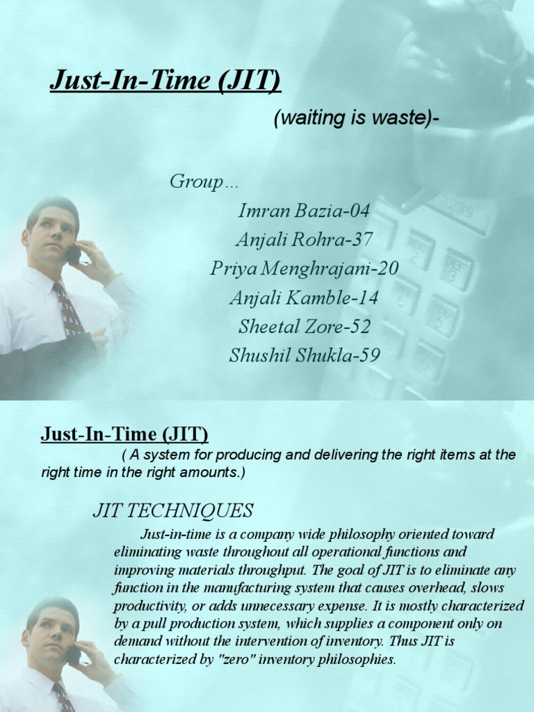 Just in Time (JIT) | PDF | Inventory | Systems Science
