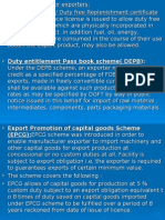 Export promotion facilities and schemes in India