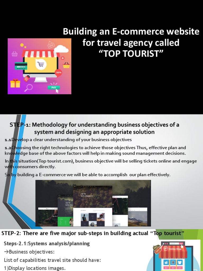 E-commerce Strategy for Top Tourist Agency | PDF