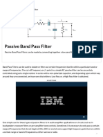 Band Pass Filter - Passive RC Filter Tutorial