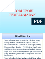 Teori-Teori Pembelajaran