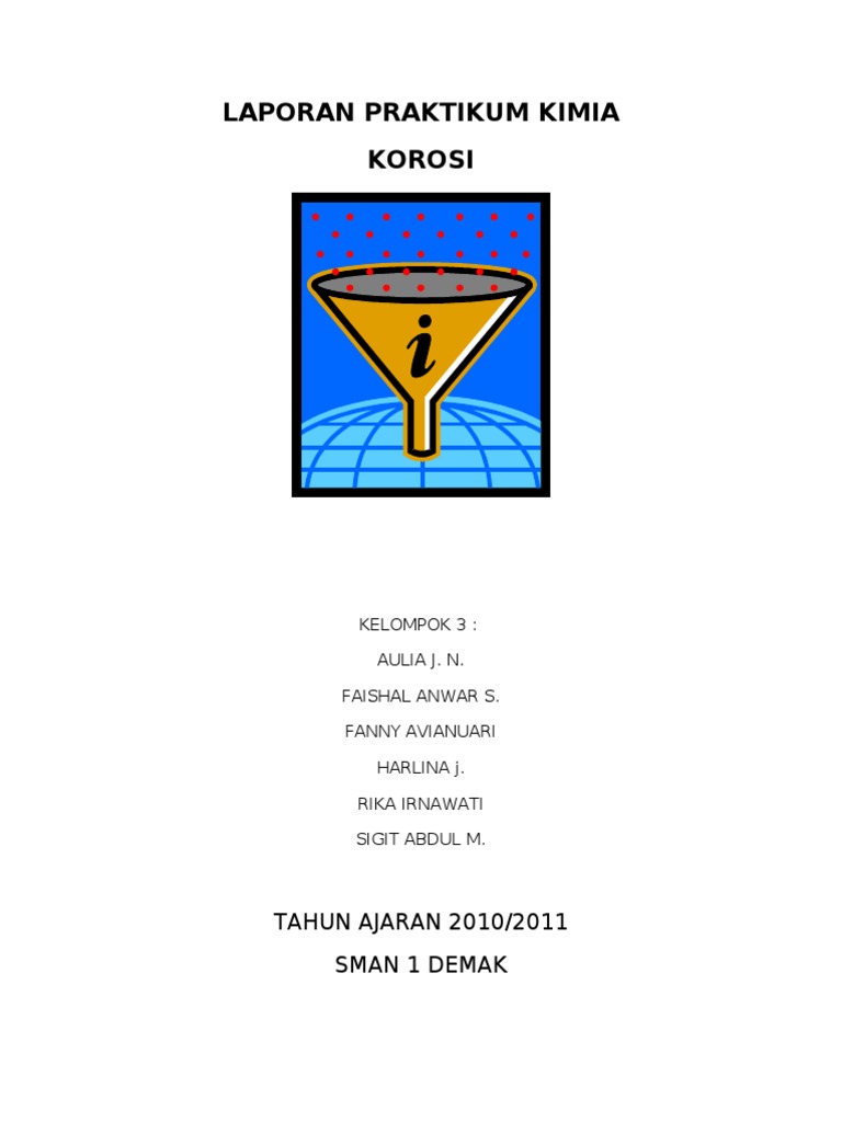  Contoh  Laporan Praktikum Kimia Tentang Korosi  Pada Paku 