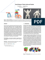 Computational Design of Twisty Joints and Puzzles: Timothy Sun Changxi Zheng Columbia University