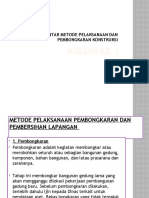 Pengantar Metode Pelaksanaan Dan Pembongkaran Konstruksi