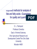 Fat Analysis Palmquist