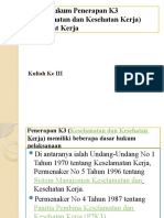 Dasar Hukum Penerapan K3 (Keselamatan Dan Kesehatan