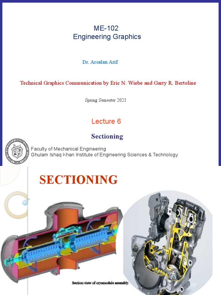 Engineering Graphics: Sectioning Basics | PDF | Civil Engineering | Science