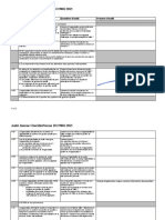 Check-list audit qualité interne