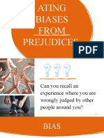 Differentiating Biases From Prejudices