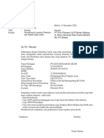 Draft - Surat Permohonan - PD Premium PT Lestari