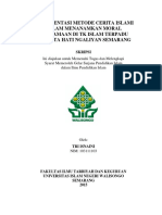 Implementasi Metode Cerita Islami Dalam Menanamkan Moral Keagamaan Di TK Islam Terpadu Permata Hati Ngaliyan Semarang