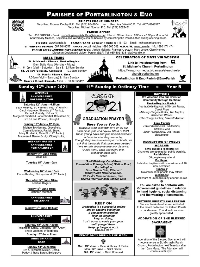 Parish News & Updates | PDF | Religious Behaviour And Experience ...