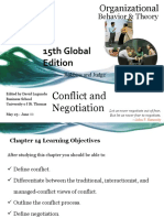 Conflit and Negotiation