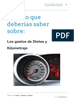 Todo Lo Que Deberías Saber Sobre Dietas y Kilometraje