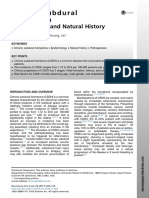 Chronicsubdural Hematoma: Epidemiology and Natural History