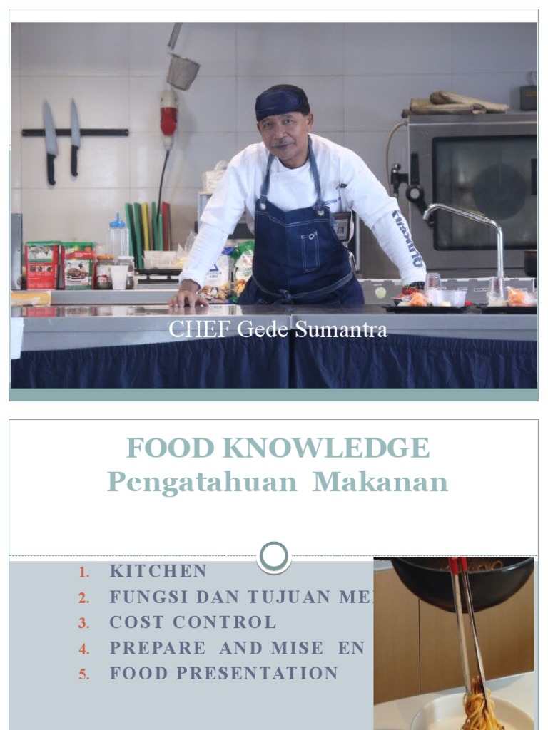 Metode Memasak oleh Chef Gede Sumantra | PDF