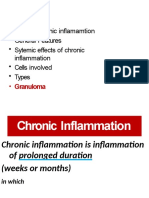 What Is Chronic Inflamamtion - General Features - Sytemic Effects of Chronic Inflammation - Cells Involved - Types