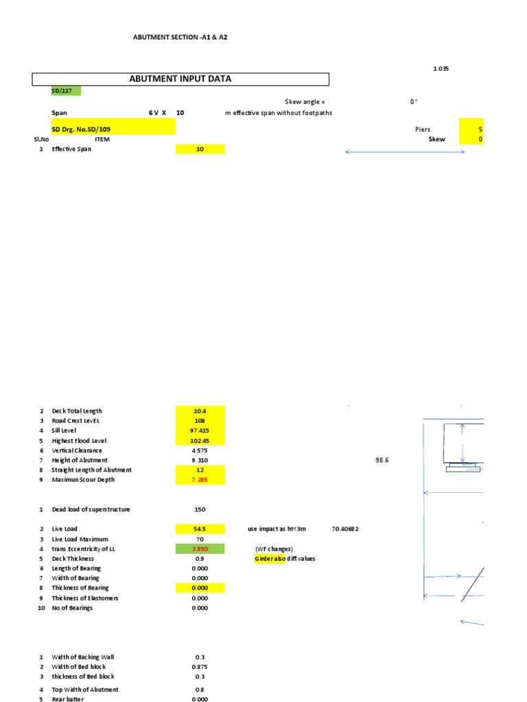 Modified RCL Design Input | PDF | Civil Engineering | Structural ...