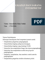 PENGUNGKAPAN DAN SARANA INTERPRETIF (Imma)