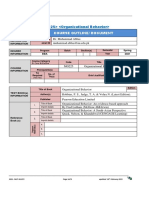 Course Outline Organizational Behavior Spring 2021