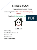Business Plan: Industry: Housekeeping Services