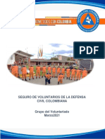 Cartilla Generalidades Cubrimiento Seguros de Vida para Los Voluntarios