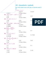 Quantitative Aptitude Model Question Papers