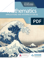 Mathematics - Applications and Interpretation SL - Hodder 2019