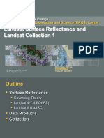 Landsat Surface Reflectance and Collection 1