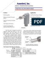 Ameritrol Electronic Thermal Flow Sensor