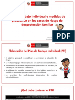 Plan de trabajo individual y medidas de protección familiar