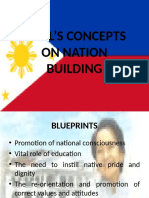 Rizal's Concepts On Nation Building