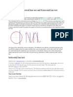 Vertical and Horizontal Line Tests Explained