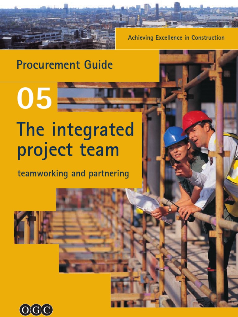 Achieving Excellence Guide The Integrated Project Team Pdf Supply
