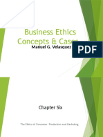 Business Ethics Concepts & Cases: Manuel G. Velasquez