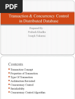 Transactions &ConcurrencyControl