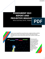 7 - Assessment Self-Report and Projective Measures